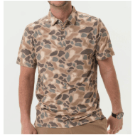 Burlebo Performance Polo - Pintail Camo - Southern Roots Clothing Company