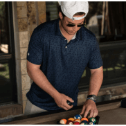 Burlebo Performance Polo - Stars And Stripes - Southern Roots Clothing Company