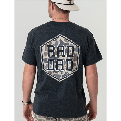 Burlebo Rad Dad Deer Camo Short Sleeve T Shirt - Southern Roots Clothing Company