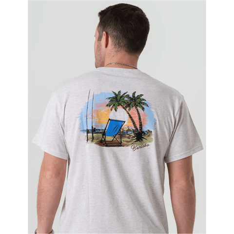 Burlebo Sunset Beach Short Sleeve T Shirt - Southern Roots Clothing Company