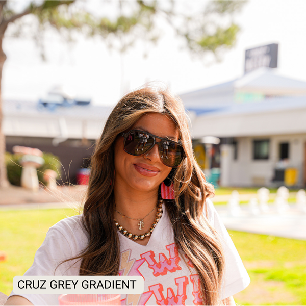 Cruz - Unisex Aviator Sunglasses – Polarized Hair-Friendly