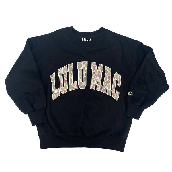 Lulumac - Camo Sweatshirt Black
