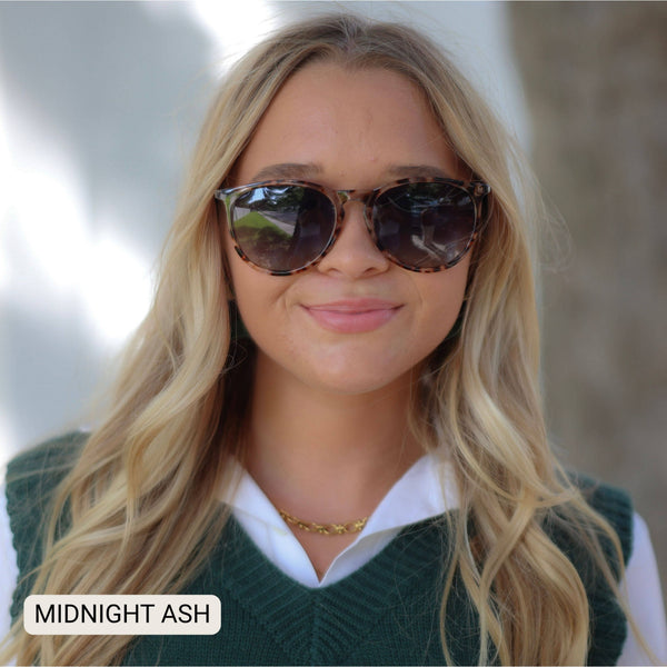 DAX Eyewear - Midnight - Women's Polarized Medium Horn Sunglasses