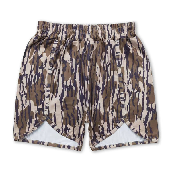 Bottomland Camo Athletic Shorts