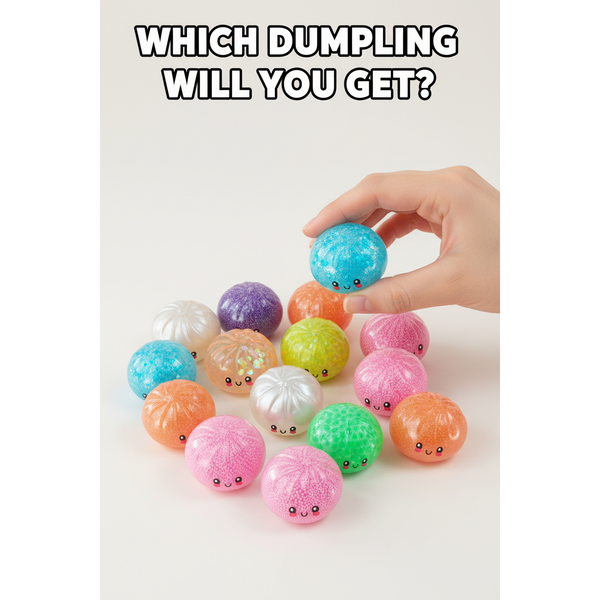 Novelty Brands - Fun Doh Petite (Mini) 2.5" Mystery Dumpling Squishy Toy