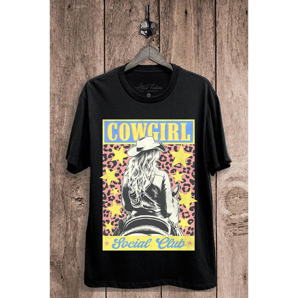 Cowgirl Social Club Graphic Top