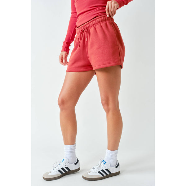 Cotton Blend Sweat Shorts