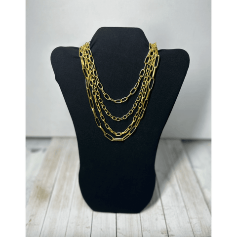 Carla Gold Chain Necklace - Southern Roots Clothing Company