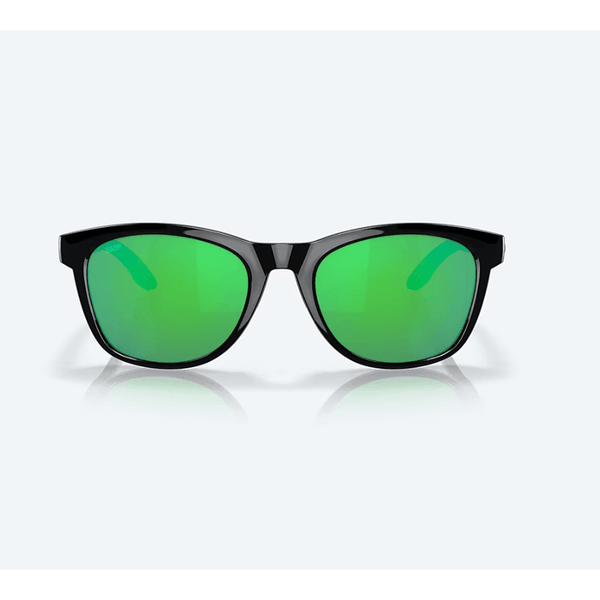 Costa Del Mar - Aleta Polarized Sunglasses - Black/Green Mirror Lens 580P - Southern Roots Clothing Company