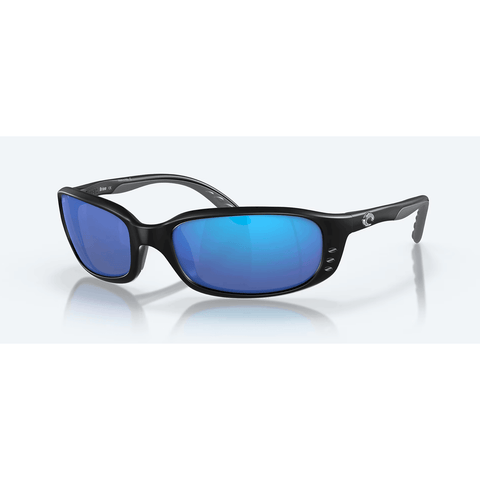 Costa Del Mar Brine Sunglasses Matte Black/Blue Glass Lens G - Southern Roots Clothing Company