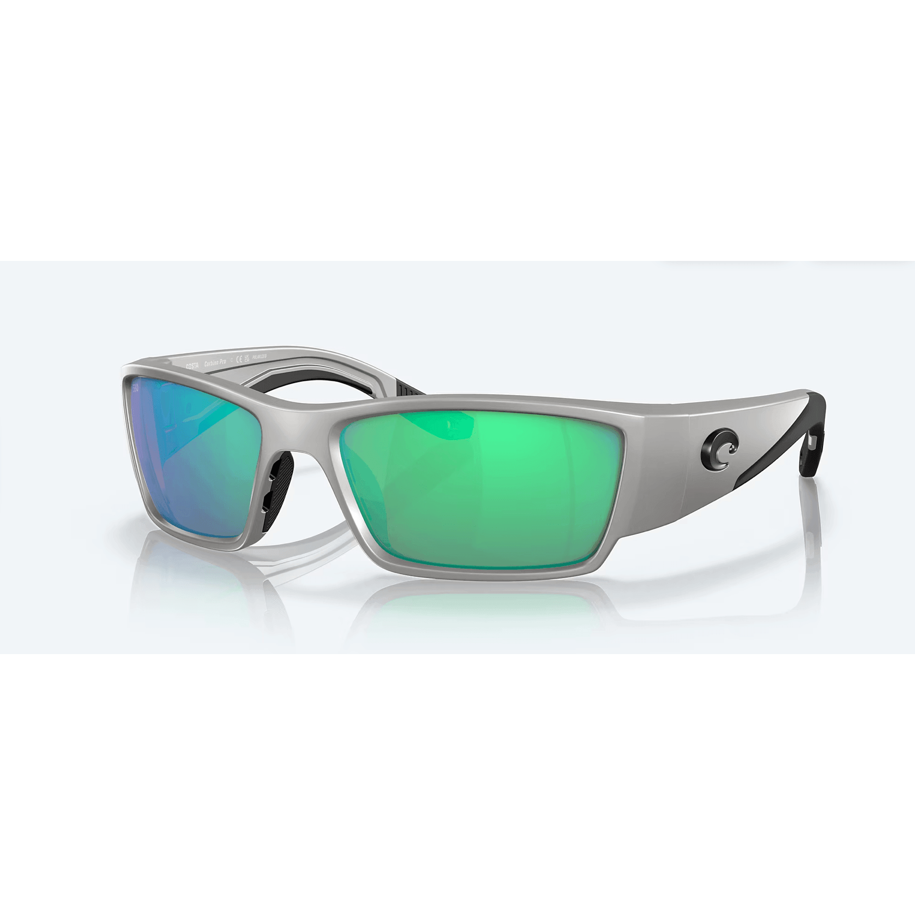 Costa Del Mar - Corbina Pro Polarized Sunglasses - Silver/Green