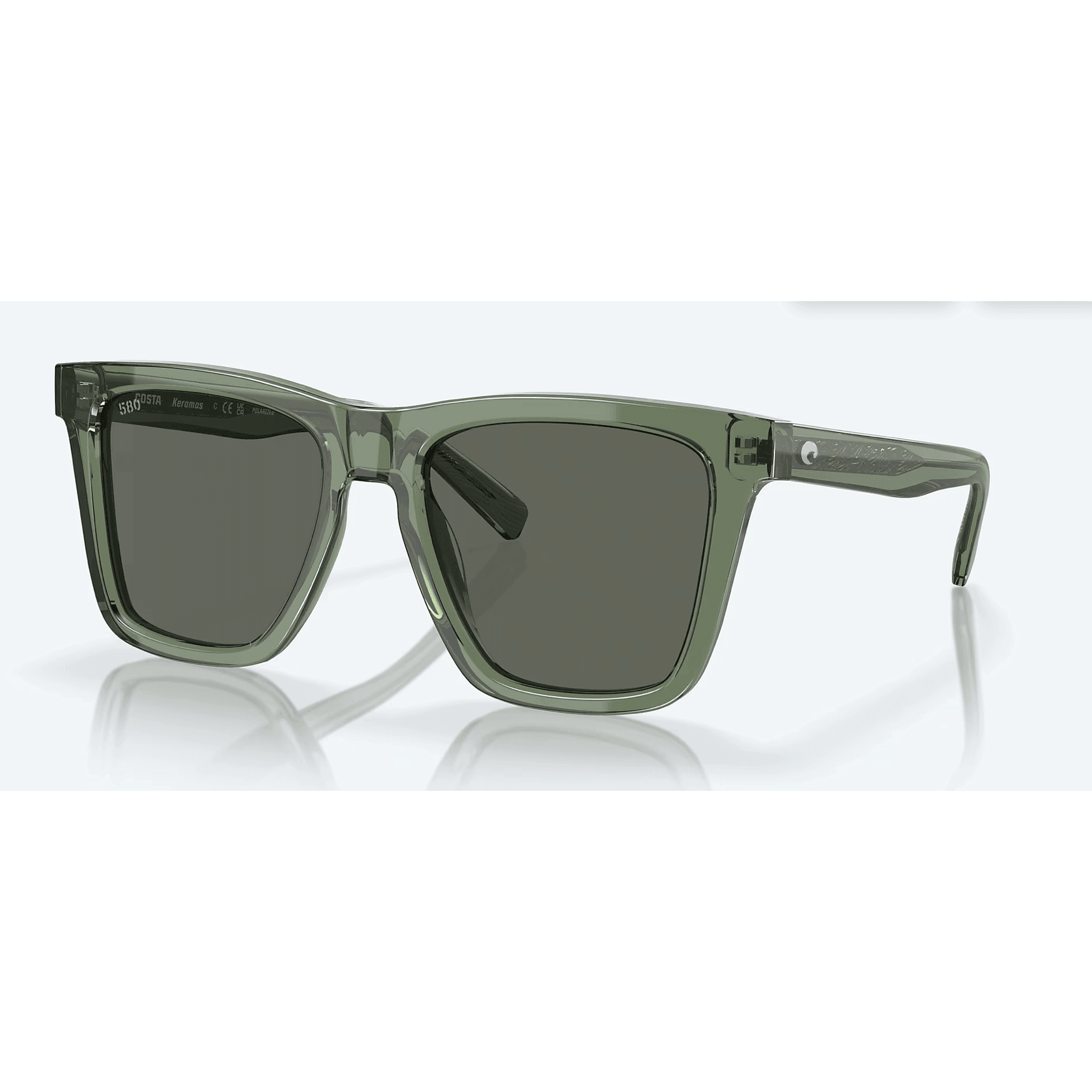 Costa Del Mar Kermas Olive Green Polarized Sunglasses - Southern Roots Clothing Company