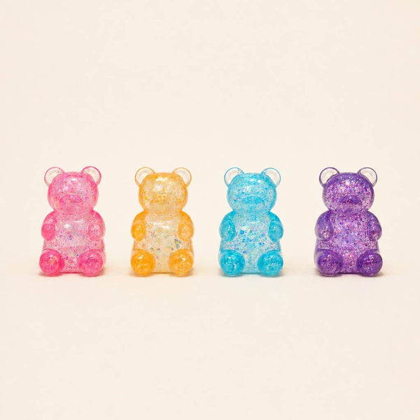 JOSSLYN by wall to wall - Squishy Glitter Bear Stress Relief Toy 12-pc Set | 40BTS427