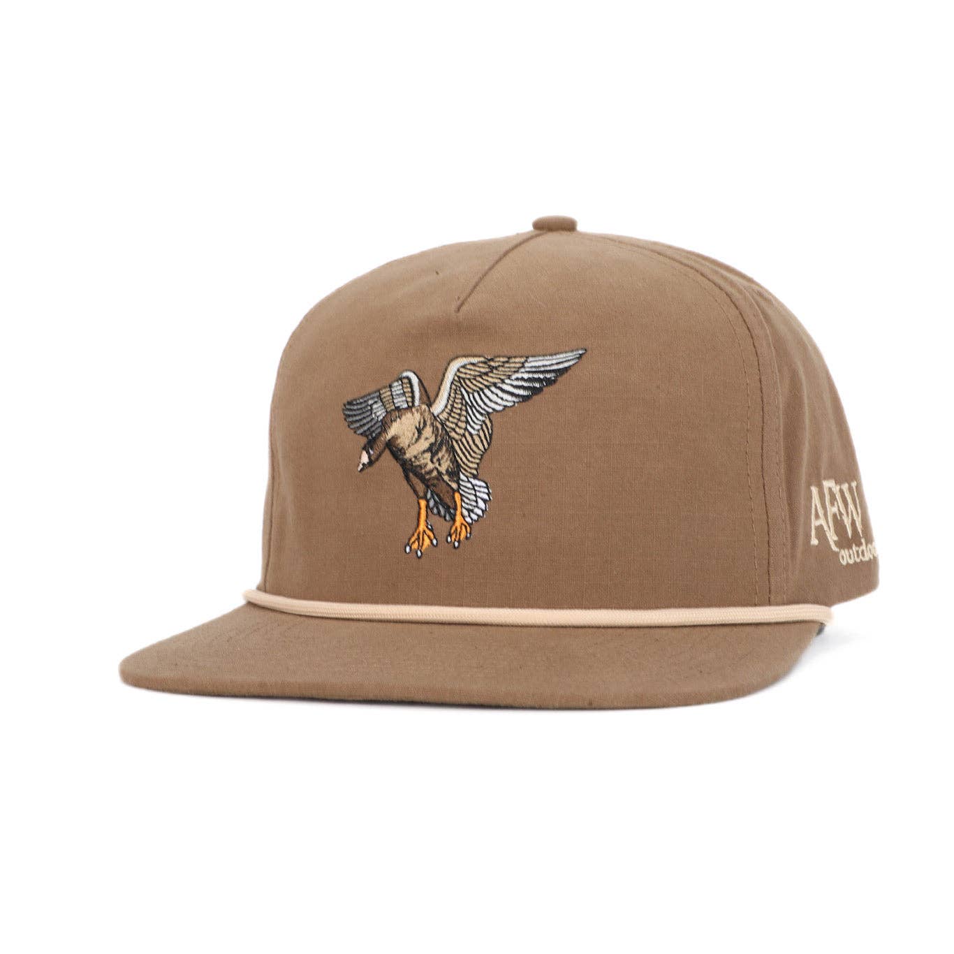 American Flyway Waterfowl - Brown w/ Tan Rope Specklebelly RipStop Hat