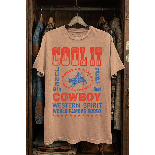 Cool It Cowboy Graphic Top