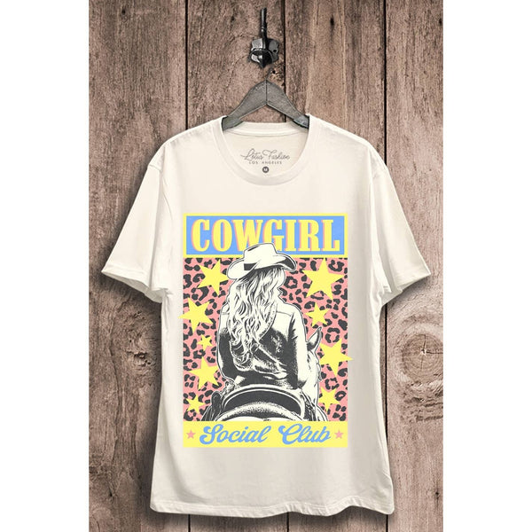 Cowgirl Social Club Graphic Top