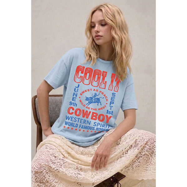 Cool It Cowboy Graphic Top