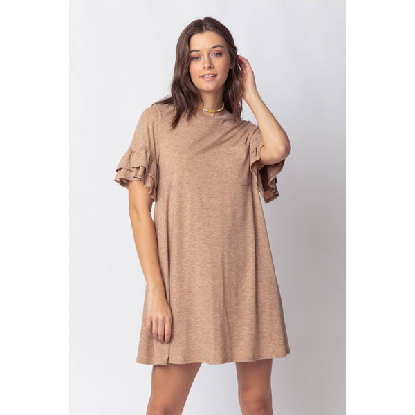 French Terry Pocket Tee Shirt Dress