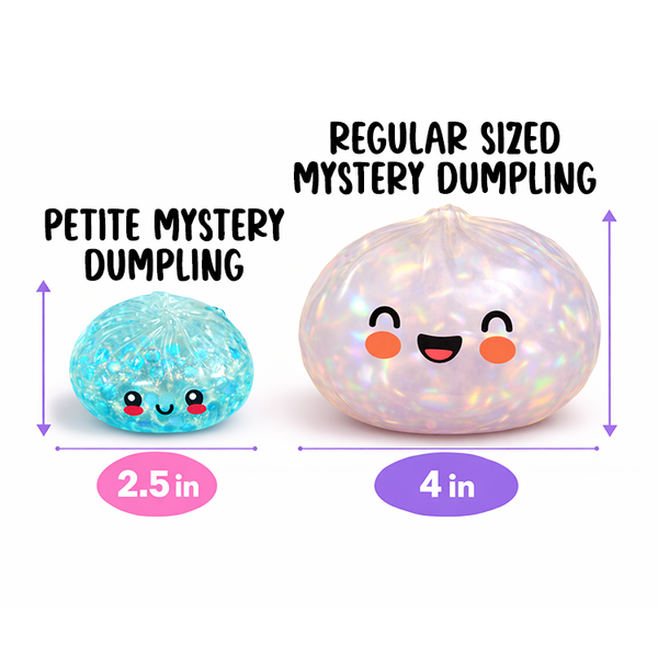 Novelty Brands - Fun Doh Petite (Mini) 2.5" Mystery Dumpling Squishy Toy