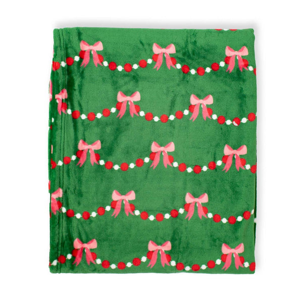 Bow Garland Throw Blanket