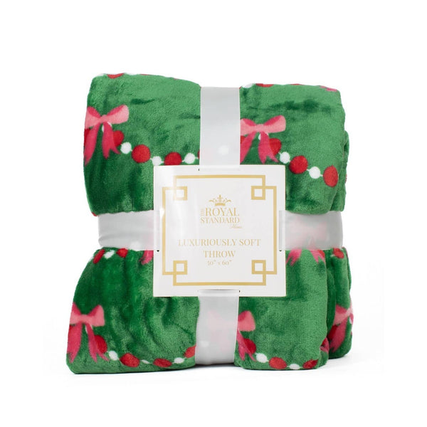 Bow Garland Throw Blanket