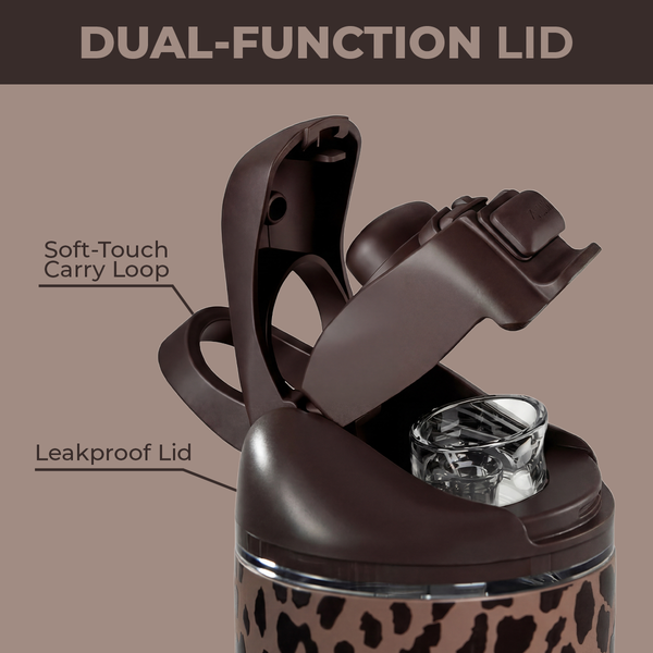 HydroJug - Brown Leopard