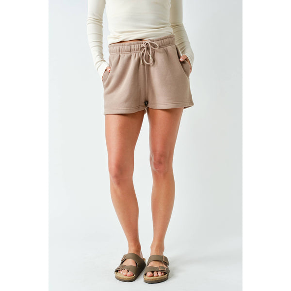 Cotton Blend Sweat Shorts