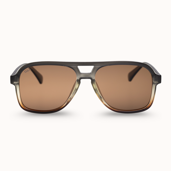 DAX Eyewear - Cruz - Unisex Aviator Sunglasses – Polarized Hair-Friendly