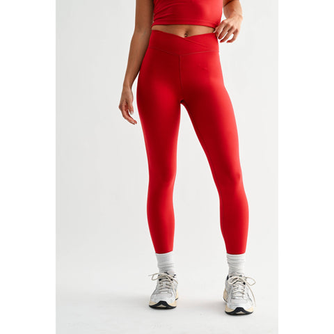 Venice Crossover Waist Leggings