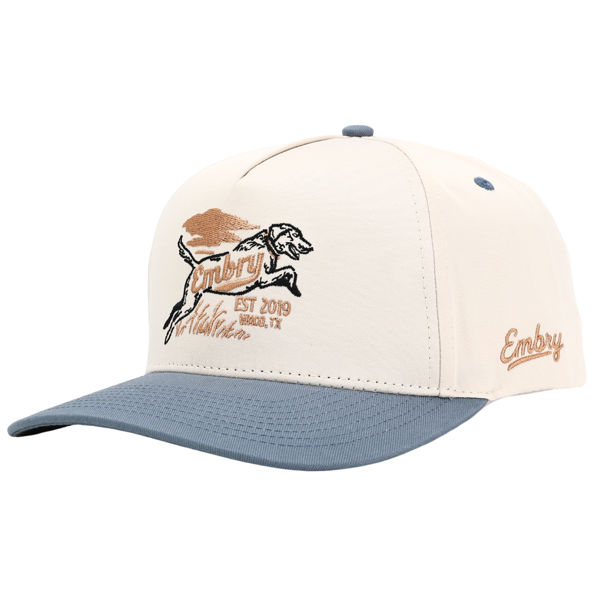 Retriever Hat - Cream/Blue