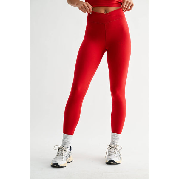 Venice Crossover Waist Leggings