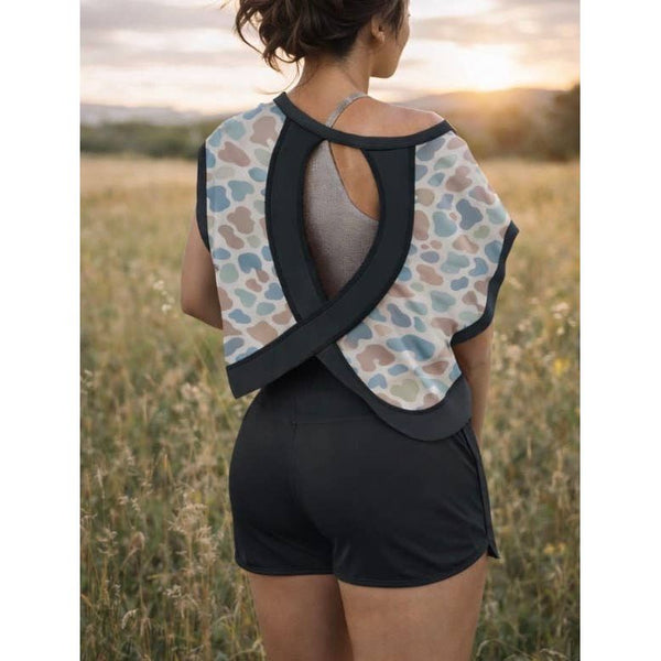 Camo Cross-Back Shirt