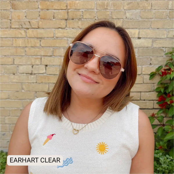DAX Eyewear - Earhart - Women’s Aviator Sunglasses–Polarized Everyday Chic