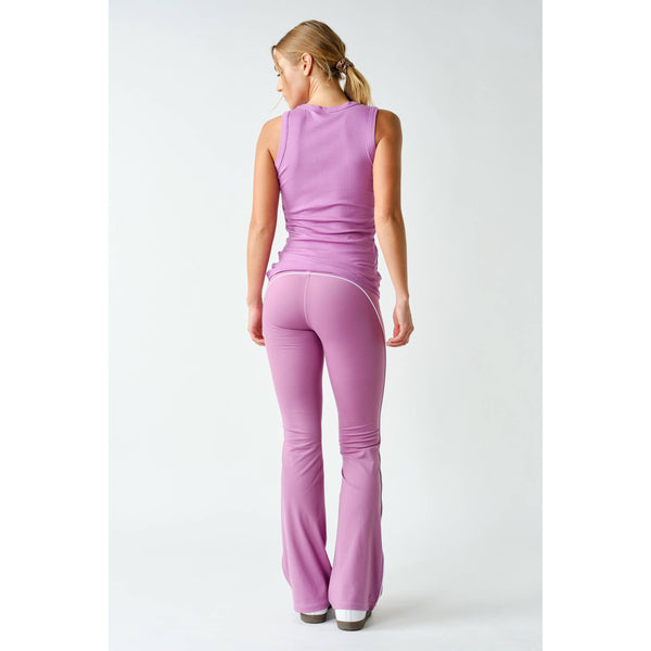 Mono B - Essential Micro-Ribbed Athleisure Tank Top
