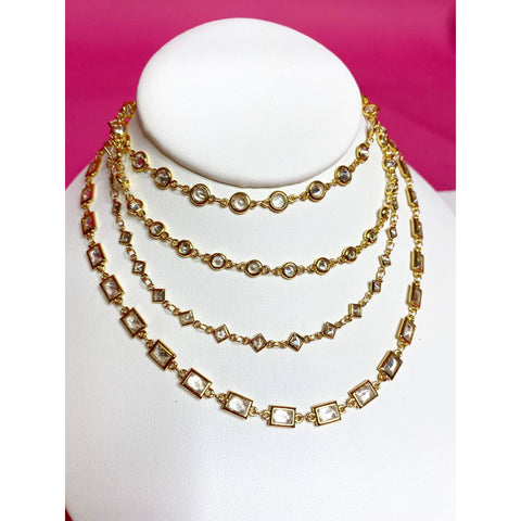 Taylor Shaye Designs - CZ Chain Layering Chokers
