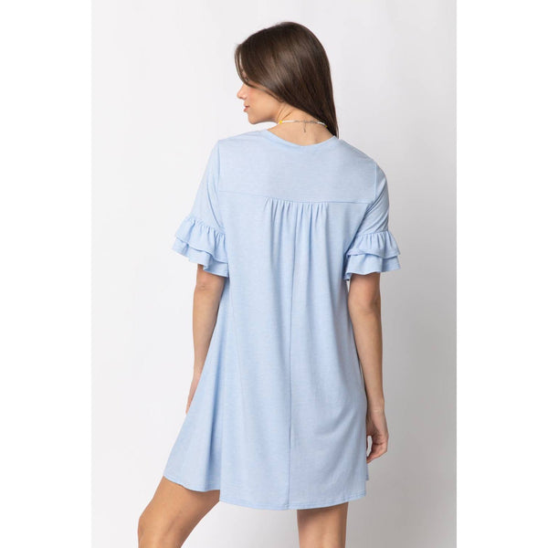 French Terry Pocket Tee Shirt Dress