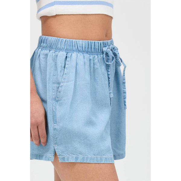 Lyocell Drawstring Shorts