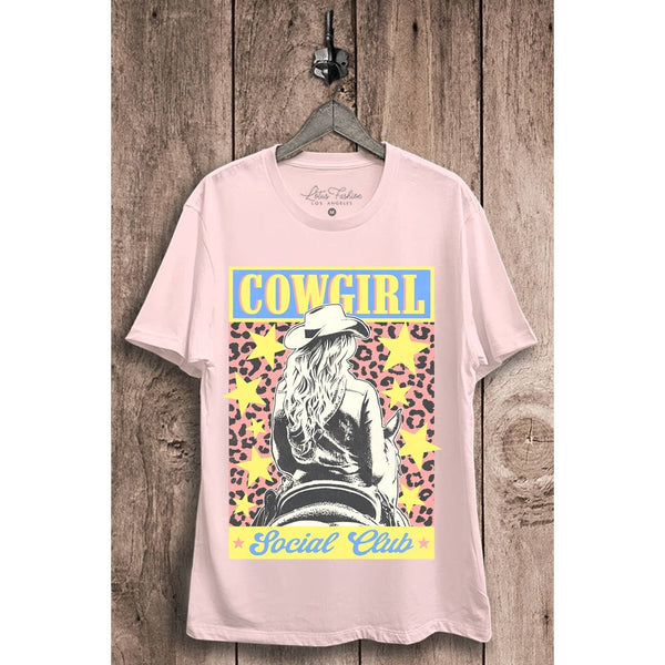 Cowgirl Social Club Graphic Top