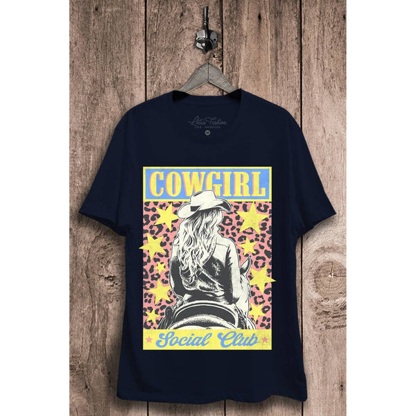 Cowgirl Social Club Graphic Top