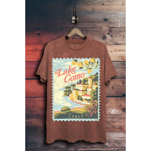 Lake Como Italy Graphic Top