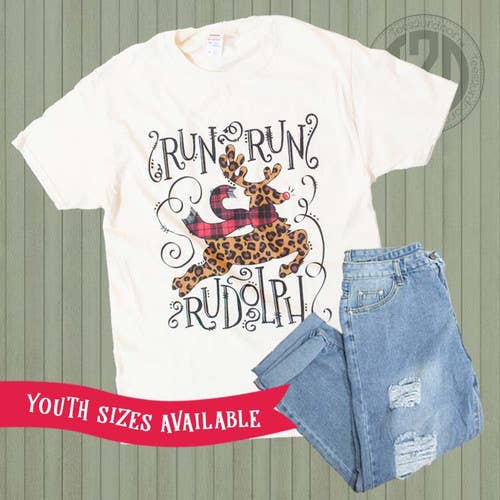 Sugar Stitch - Run Run Rudolph Christmas T-Shirt