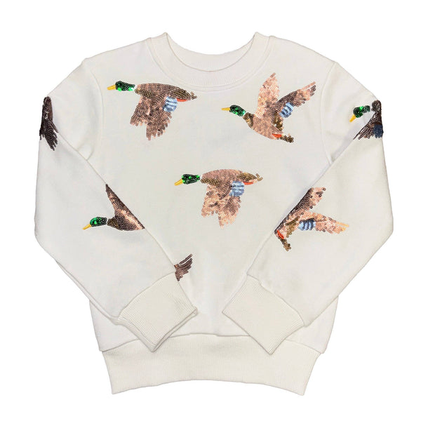 Mallard Sequin Sweatshirt