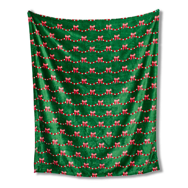 Bow Garland Throw Blanket