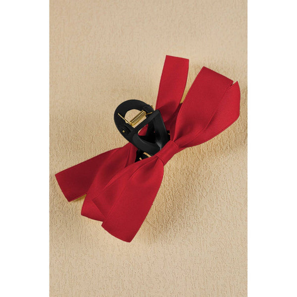 Bow Decor Large Hair Claw Clip