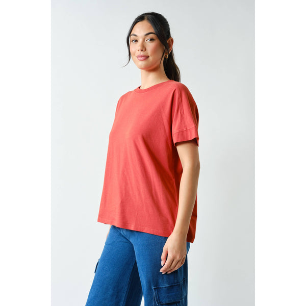 Pima Cotton SunFade Drape Tee