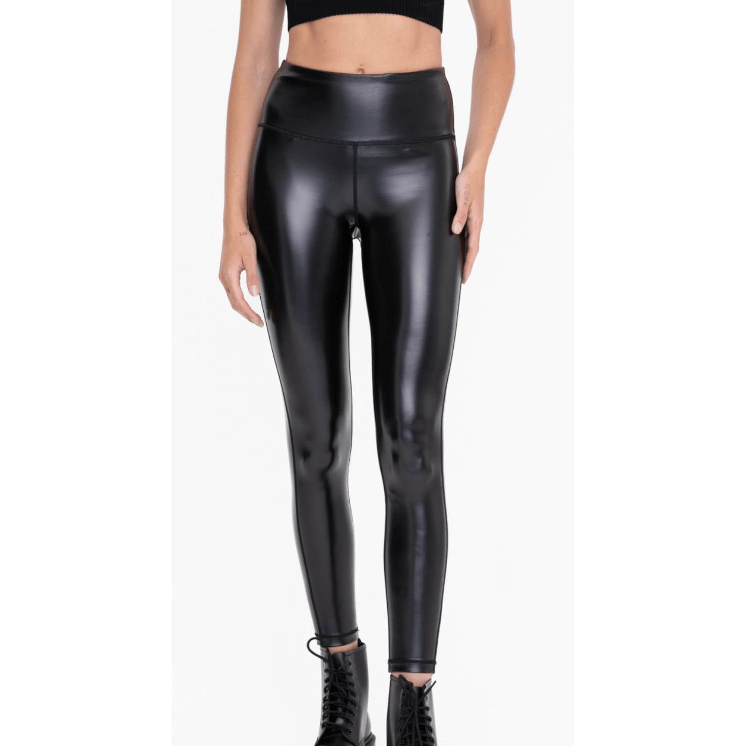 Glossy Liquid Leather Leggings - Southern Roots Clothing Company