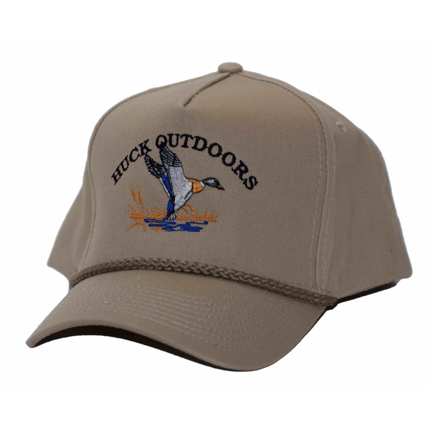 Huck Outdoors - khaki Mallard Hat - Southern Roots Clothing Company