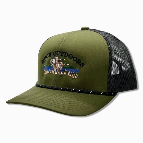 Huck Outdoors - Mallard Scene - Rope - Snapback - Southern Roots Clothing Company
