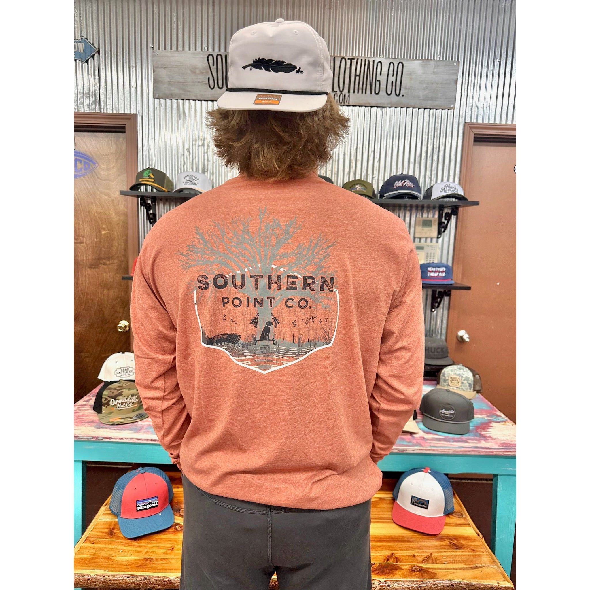 Southern Point Get Outside Long Sleeve T Shirt