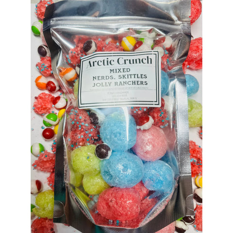 Gourmet Freeze Dried Mixed Bag Candy - (Gummy Clusters, JollyRanchers, Skittle)